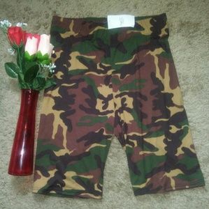 Camo  bermuda bike shorts